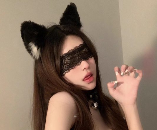 Sexy Black Cat Cosplay Accessories Set